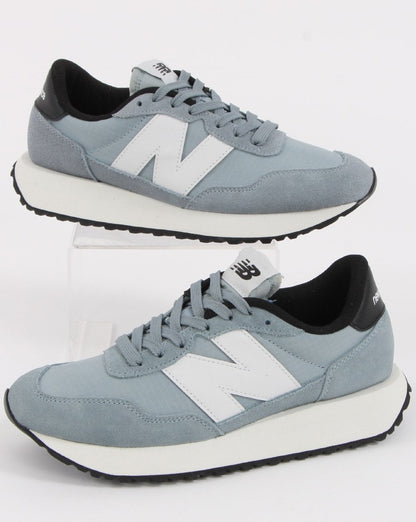 New Balance 237 Trainer Schiefer/Weiß