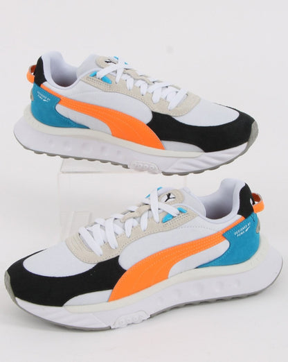 Puma Wild Rider Rollin Trainer Weiß/Orange