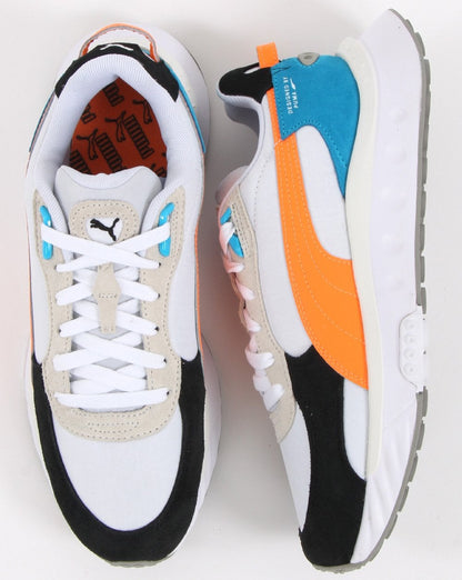Puma Wild Rider Rollin Trainer Weiß/Orange