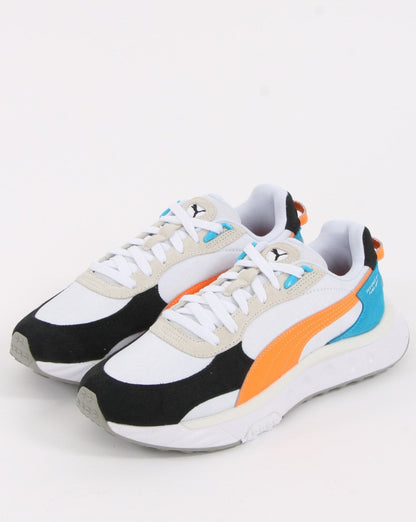 Puma Wild Rider Rollin Trainer Weiß/Orange