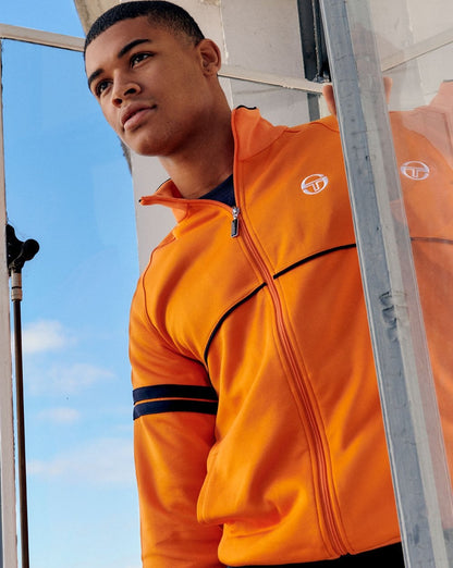 Sergio Tacchini Star Track Top Orange/Marineblau