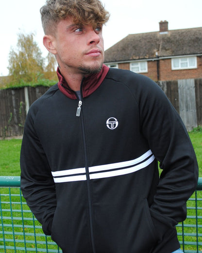 Sergio Tacchini Dallas Track Top Schwarz/Port