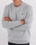 Lacoste Sport Mesh Panel Sweatshirt Silver Grey