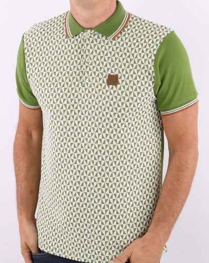 Trojan Diamond Poloshirt Grün
