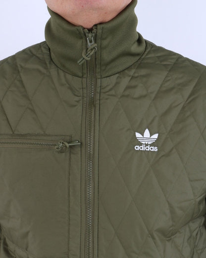 Adidas Originals Adicolor Steppjacke Oliv