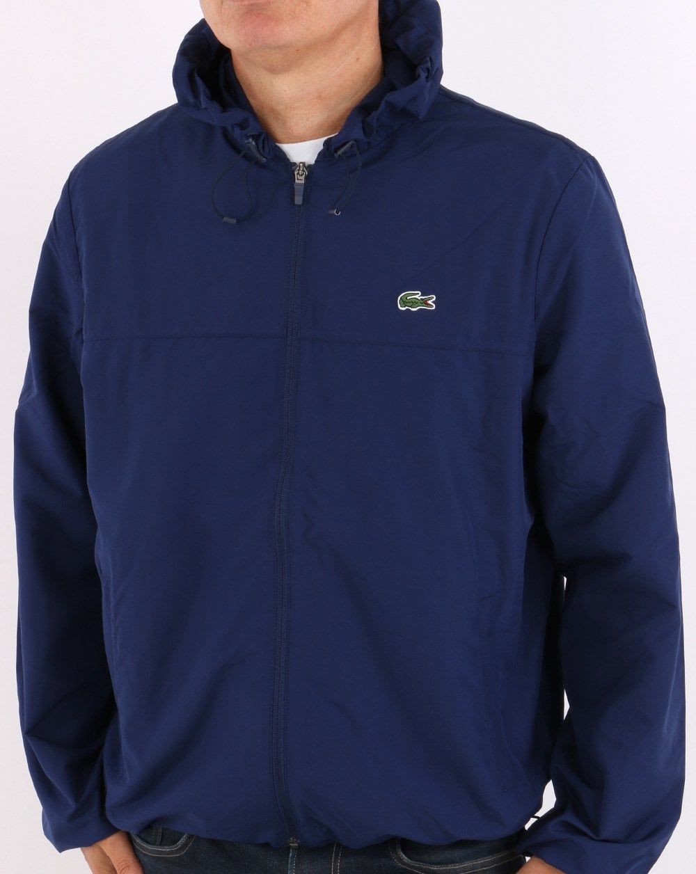 Lacoste Packbare Windjacke Marineblau