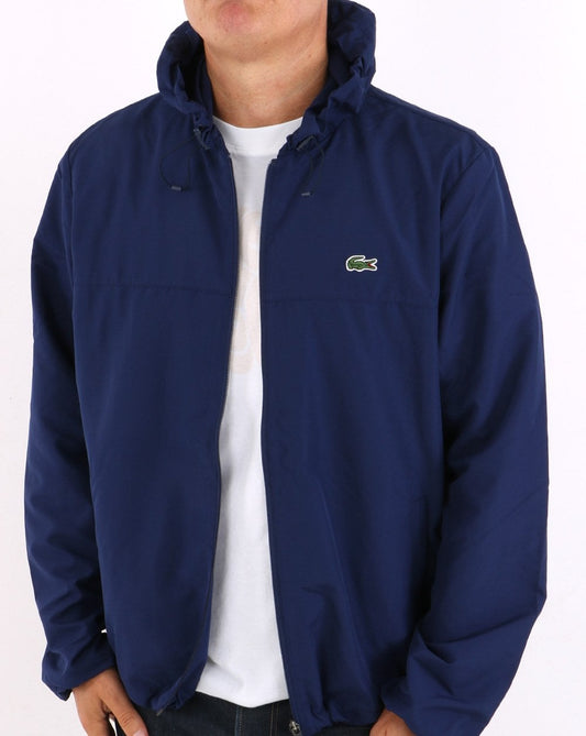 Lacoste Lacoste Packbare Windjacke Marineblau