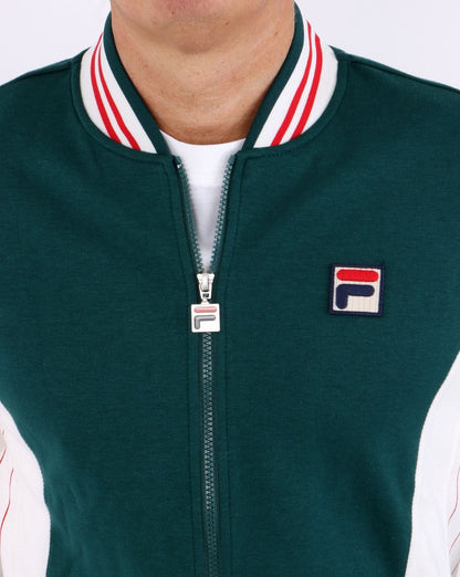 Fila Vintage Settanta Pro Badge Trainingsjacke Racing Green