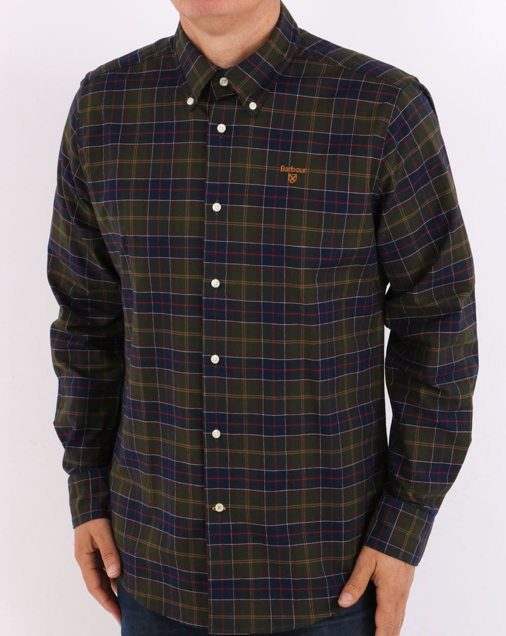 Barbour Helmside Tailored Shirt Klassischer Tartan