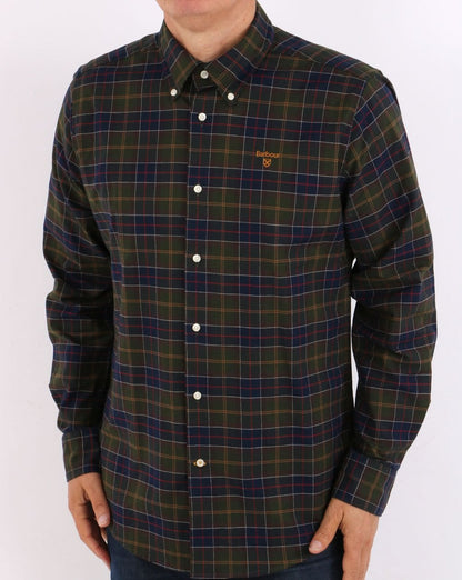 Barbour Helmside Tailored Shirt Klassischer Tartan