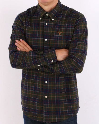 Barbour Helmside Tailored Shirt Klassischer Tartan