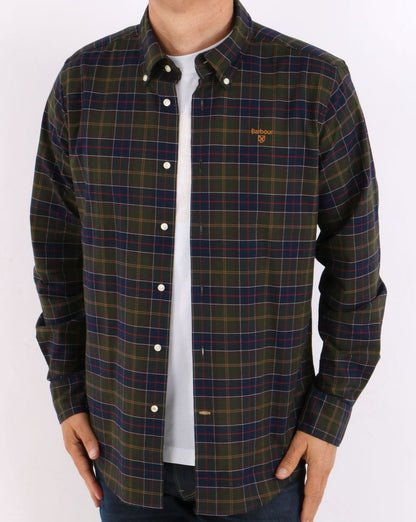 Barbour Helmside Tailored Shirt Klassischer Tartan