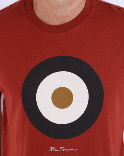 Ben Sherman Signature Target T-Shirt Dunkelorange