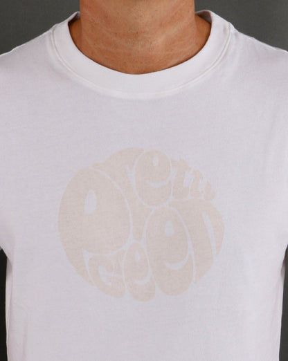 Pretty Green Logo T-Shirt Weiß/Creme