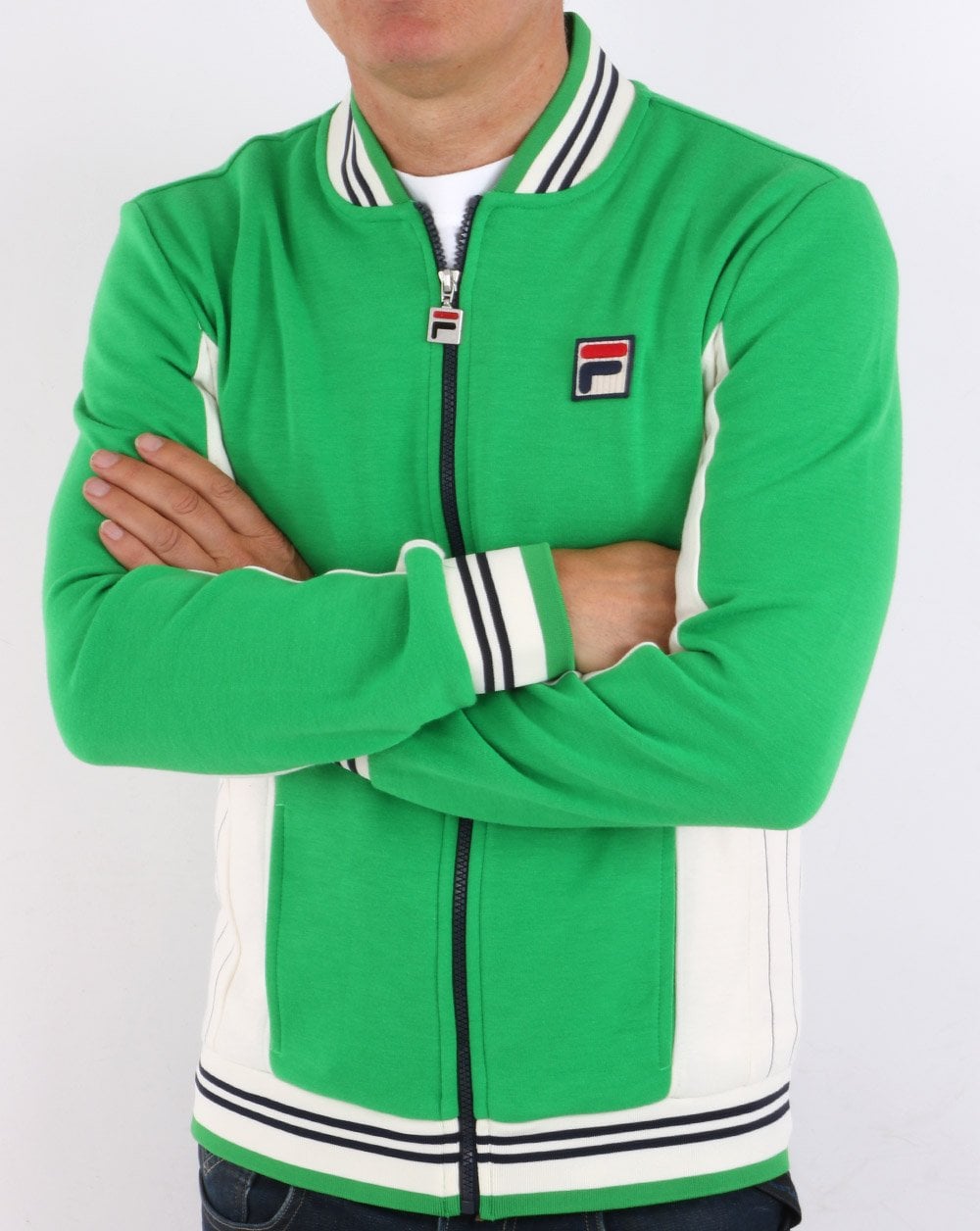 Fila Vintage Settanta Archive Track Top OG Grün