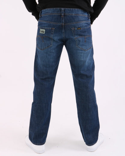 Lois Marvin Klassische Jeans mit geradem Bein, Vintage-Waschung