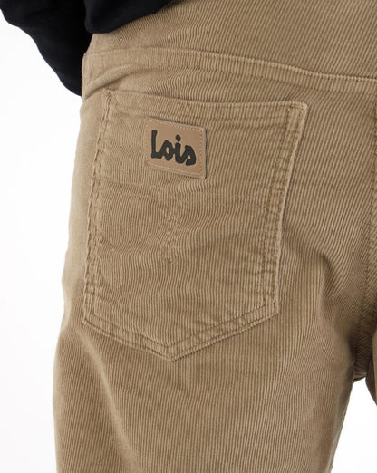 Lois Bootcut Nadelcord Sand