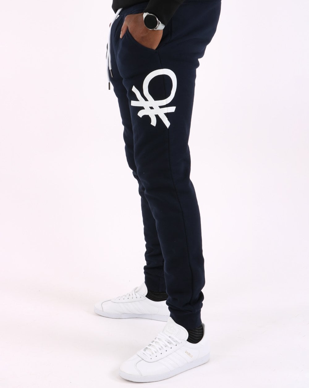 Benetton DNA Logo Jogger Navy