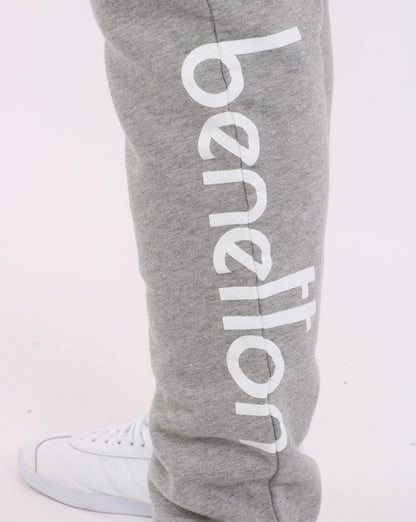 Benetton DNA Logo Jogger Grau