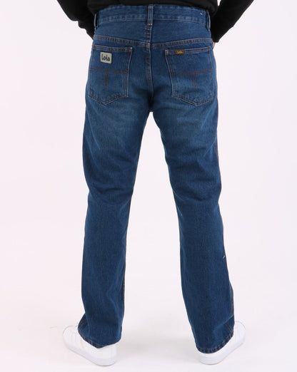 Lois Bootcut-Jeans in dunklem Stein