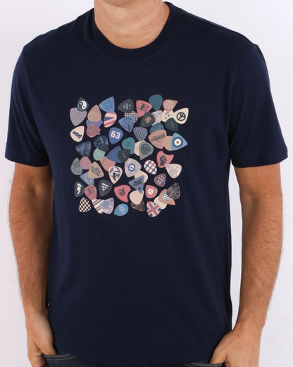 Ben Sherman Vintage Plektrum T-Shirt Marineblau
