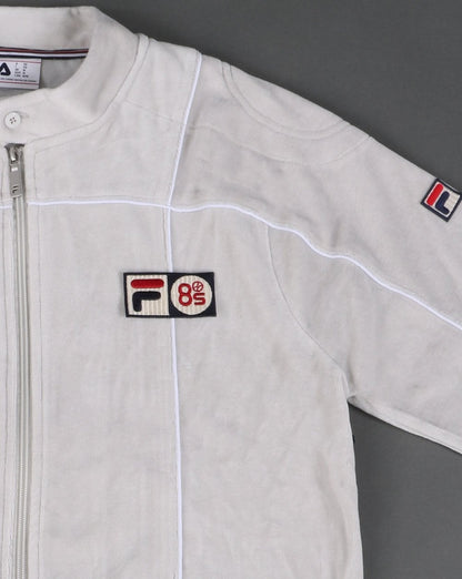 Fila Vintage Terrinda Pro Badge Trainingsjacke Grau