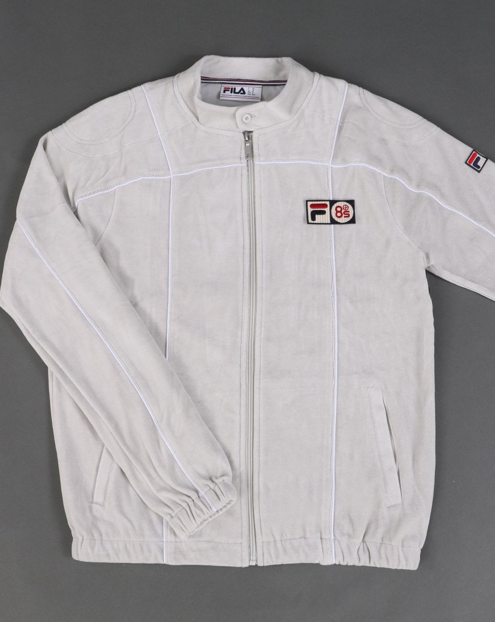 Fila Vintage Terrinda Pro Badge Trainingsjacke Grau