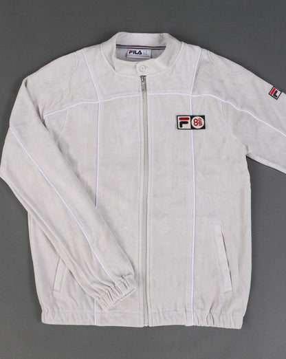 Fila Vintage Terrinda Pro Badge Trainingsjacke Grau