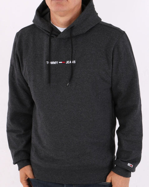 Tommy Jeans Logo Hoodie Black