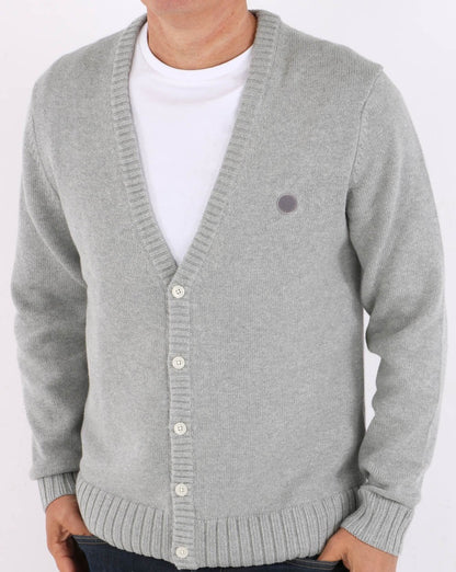 Pretty Green Strickjacke Grau
