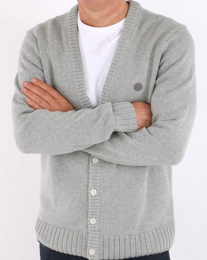 Pretty Green Strickjacke Grau