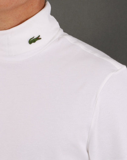 Lacoste Rollkragen Weiß
