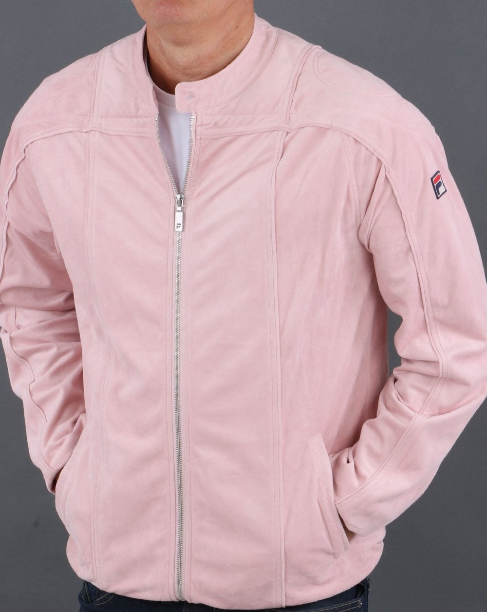 Fila Vintage Terrinda Track Top Powder Pink
