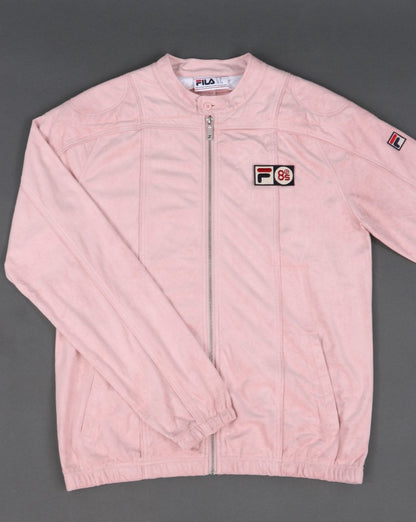 Fila Vintage Terrinda Pro Badge Trainingsjacke Puderrosa
