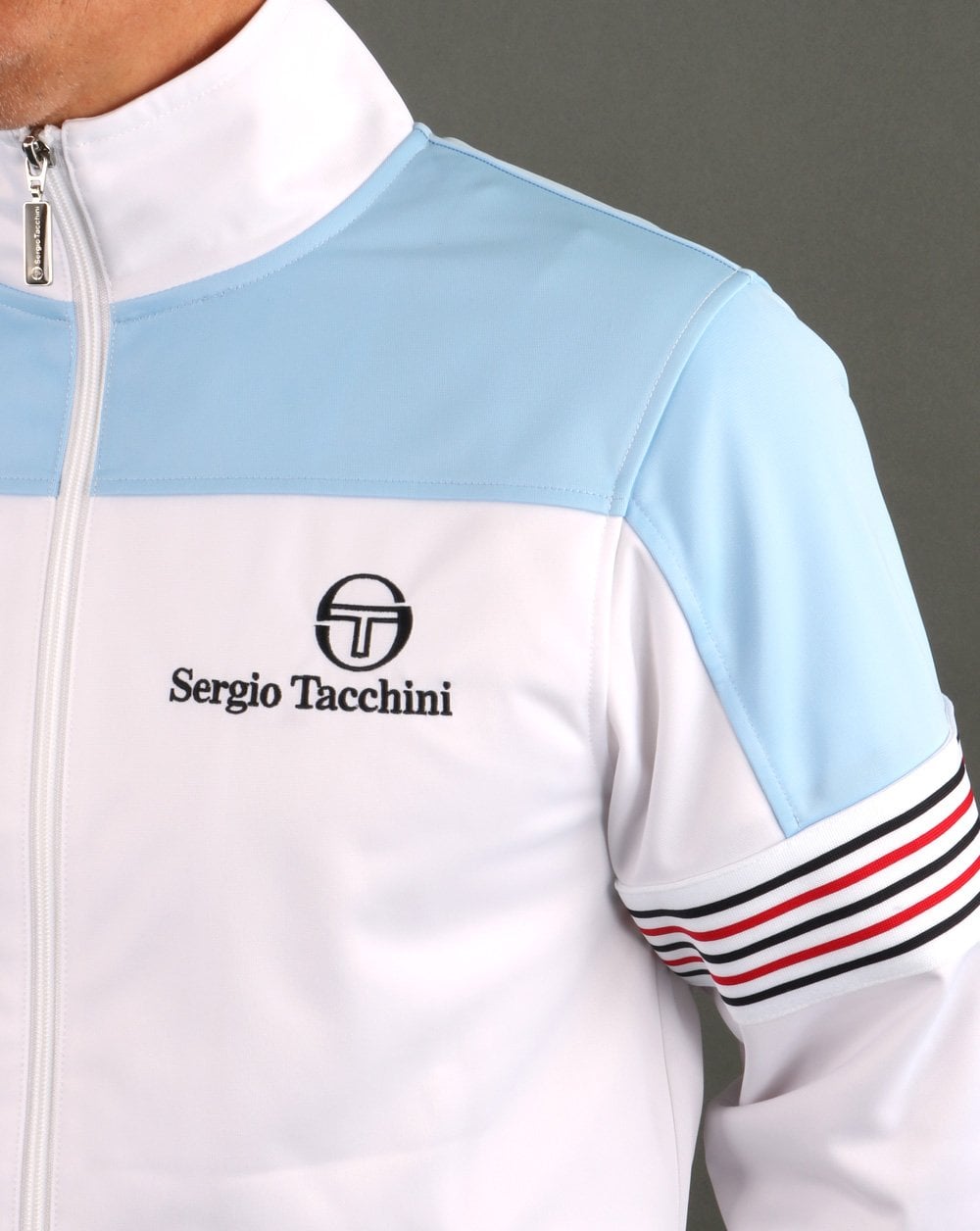 Sergio Tacchini Wilander Trainingsjacke Weißer Himmel