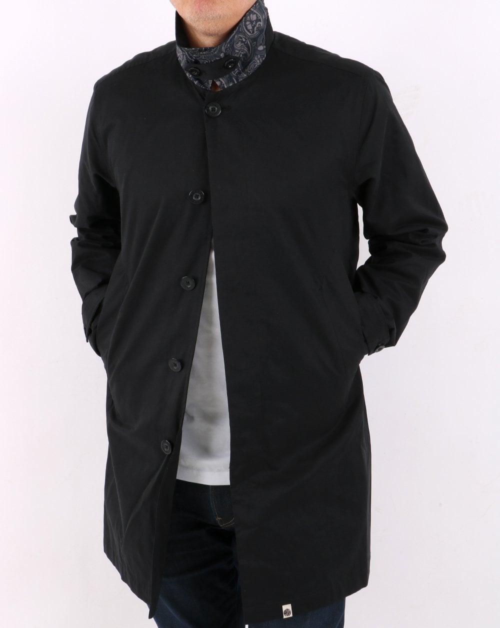 Pretty Green Langley Mac Schwarz