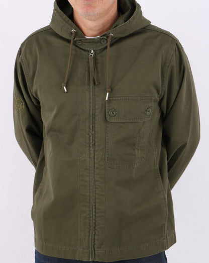 Pretty Green Sigma Baumwolljacke Khaki