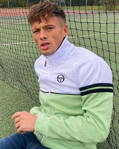 Sergio Tacchini Orion Trainingsjacke Weiß/Pastellgrün