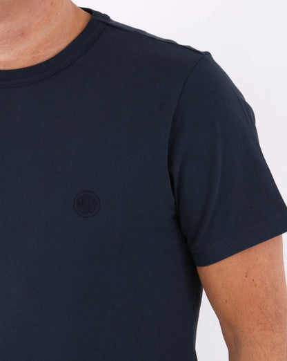 Pretty Green Altair Bio-T-Shirt Marineblau