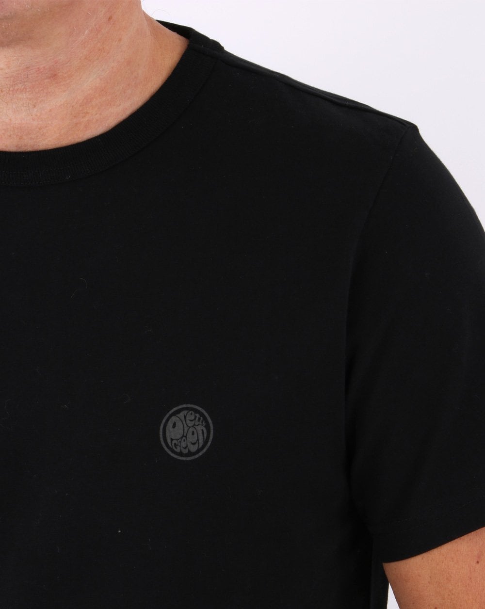 Pretty Green Altair Bio-T-Shirt Schwarz