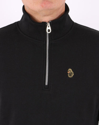 Luke Sport – Sydney – Sweatshirt mit 1/4-Reißverschluss, Schwarz