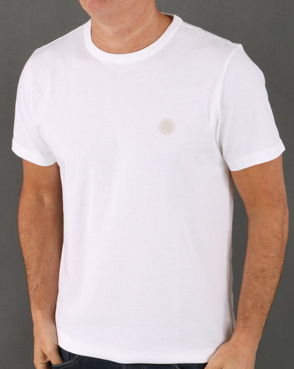 Pretty Green Altair Bio-T-Shirt Weiß