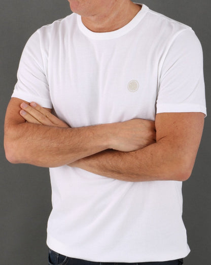 Pretty Green Altair Bio-T-Shirt Weiß
