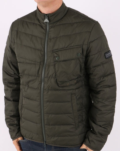 Barbour International Winter Chain Steppjacke Salbeigrün