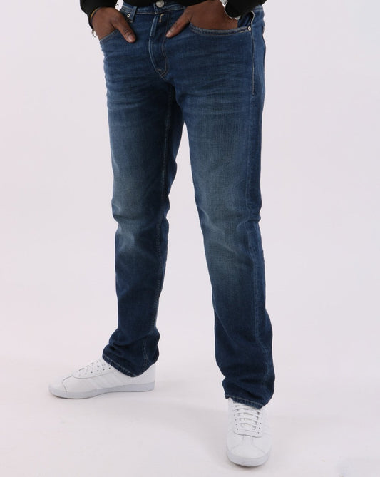 REPLAY Replay Grover Jeans Mittelblau