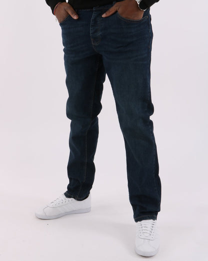 Weekend Offender – Locker geschnittene Jeans in dunklem Vintage-Look