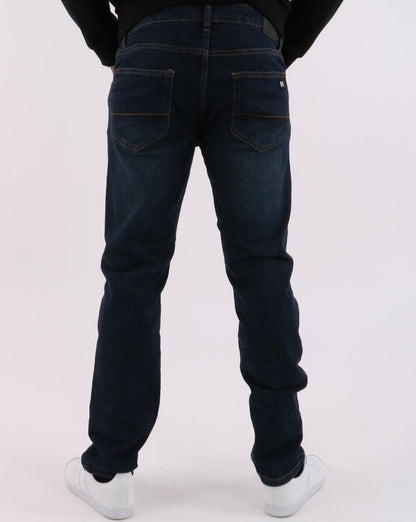 Weekend Offender – Tapered Fit Jeans in dunklem Vintage-Look