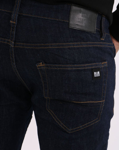 Weekend Offender – Jeans mit konischer Passform in dunkler Spülung