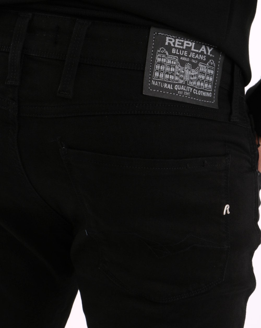 Replay Anbass Jeans Schwarz