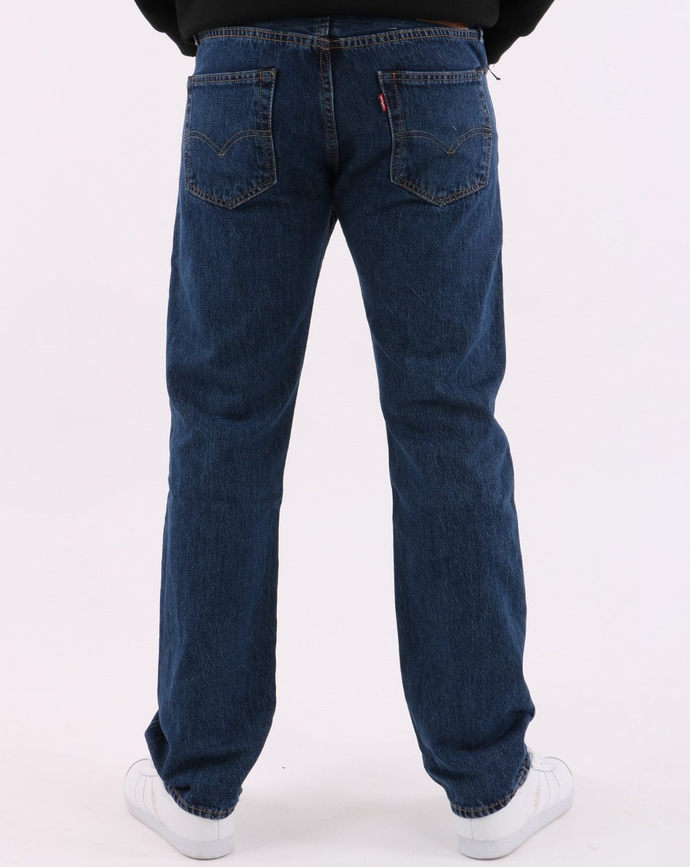 Levis 501 Straight Fit Jeans in Rinse-Waschung